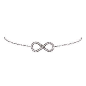 Tiffany & Co. Infinity Bracelet Platinum with Diamonds